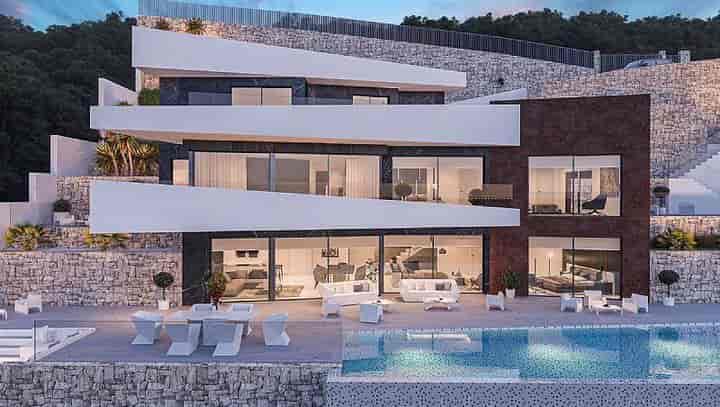 Stunning Contemporary Villa with Sea Views in Racó de Galeno, Just 5 Minutes from Town and Beaches