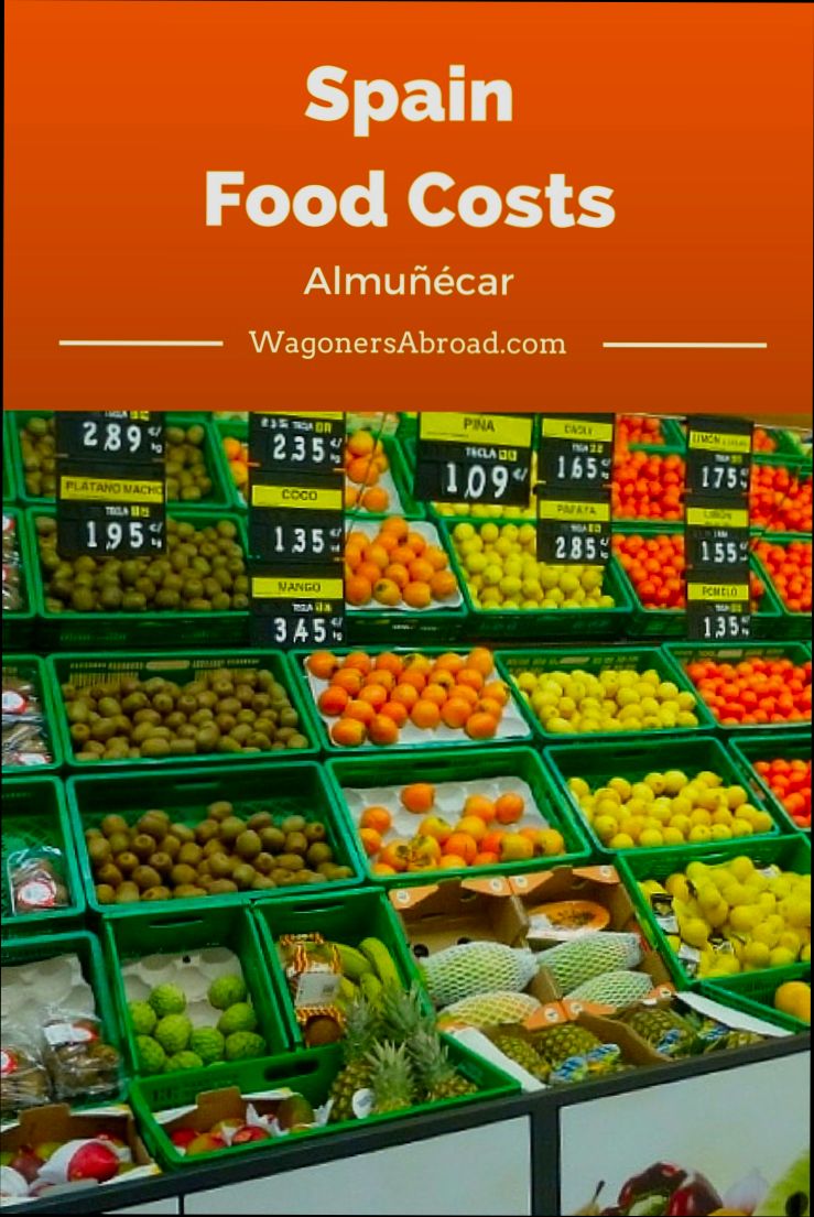 What’s the cost of groceries in Spain compared to the UK? preview
