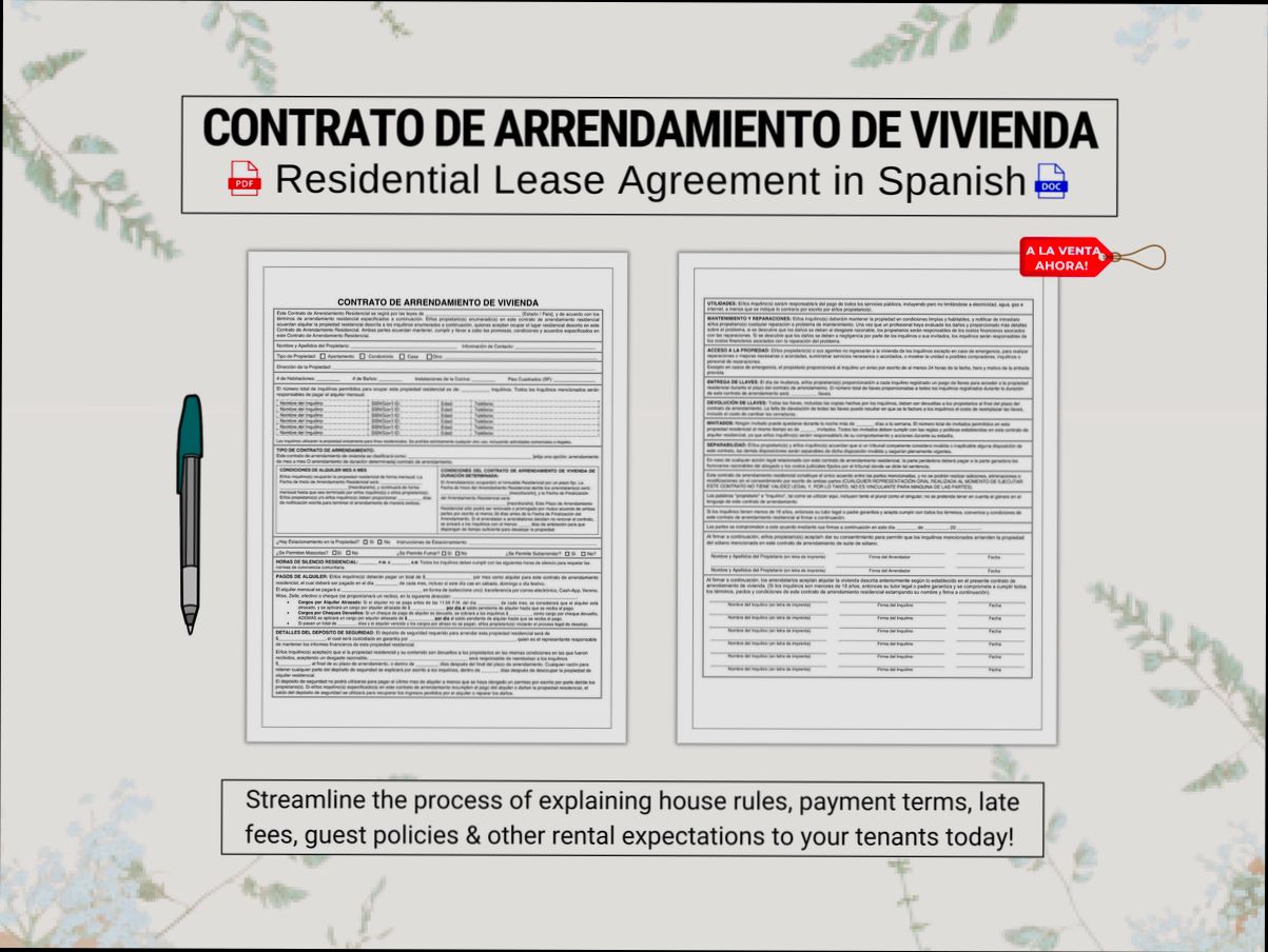Can you rent in Spain without a job contract? - 4