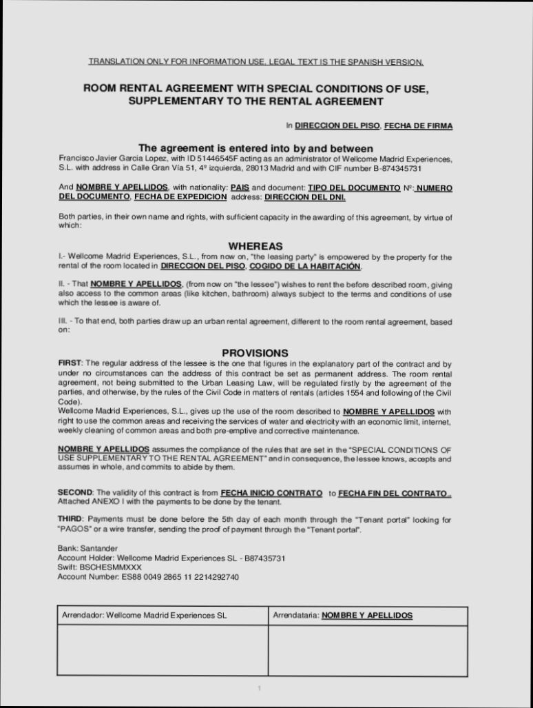 Can you rent in Spain without a job contract? - 11